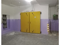 【德軒案例】梧桐院地庫改造——墻面刷油漆、乳膠漆，改造人防門油漆